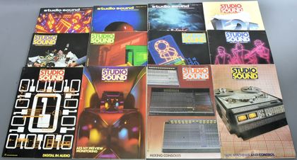 various-Studio Sound mags Jan 83 -  Dec 86